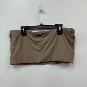 Skims Women’s Brown Bandeau Top Size 4X
